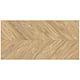 Gresie portelanata exterior/interior KAI Tilia brown, rectificata, tip chevron, mat, decor lemn, maro, 60 x 120 cm