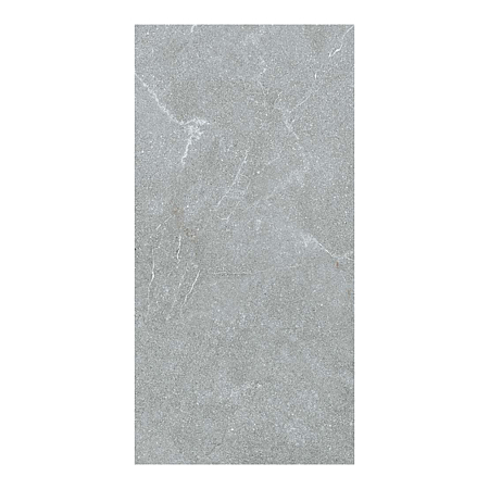 Gresie portelanata Kai Stoneline Grey, mata, model piatra, gri, dreptunghiulara, 30 x 60 cm