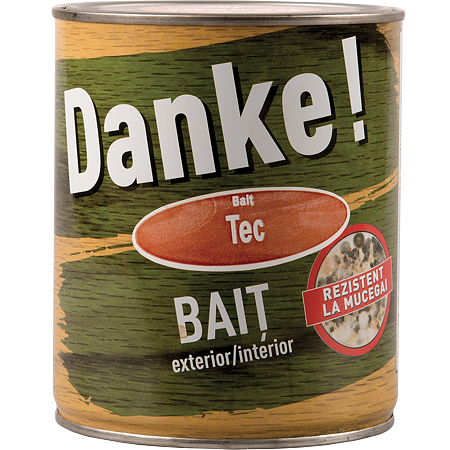 Bait pentru lemn Danke, exterior / interior, tec, 0.75 l