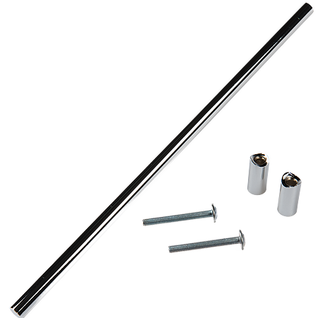 Maner cilindric otel D12 mm, 256 mm, crom