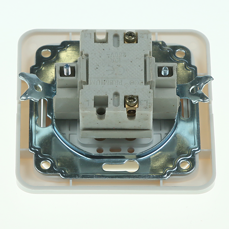Buton cu revenire Eco Premium, Comtec, alb