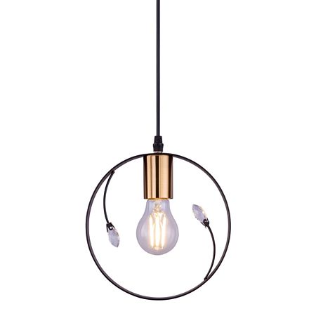 Pendul Vigo 15346-1, 1 x E27, 60W, H 1500 X D200 m, negru 