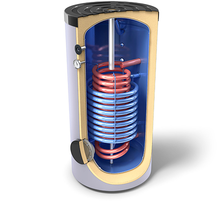 Boiler termoelectric pentru apa calda menajera Tesy EV 9S+13S 200 60, 200 litri, 2 serpentine, 78 kg