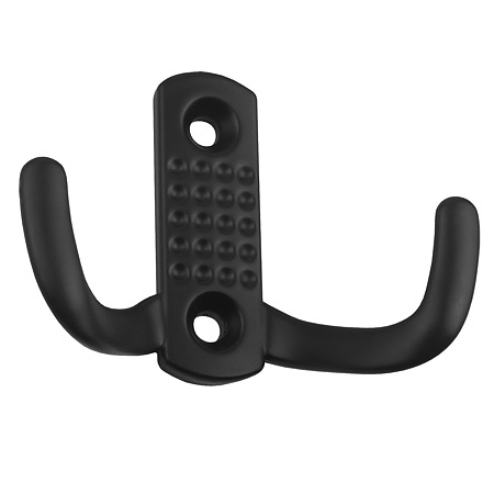 Cuier metalic Noktali mic 505-B Teko, aluminiu, negru, 47 x 68 mm