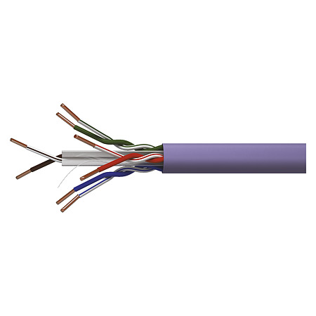 Cablu UTP cat6E Emos, 4 perechi, 24 AWG, nemufat, rola 305 m