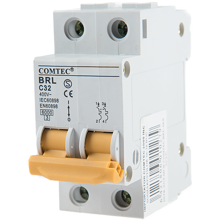 Intrerupator automat BRL 6kA MCB, Comtec 2P, 32A