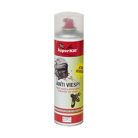 Spray insecticid anti-viespi Super Kill, efect imediat, 500 ml