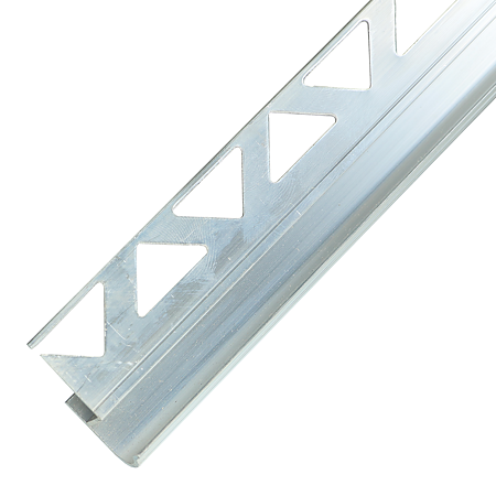 Profil incorporabil pentru treapta, S81, 10,5 mm, argintiu, 2,5 m