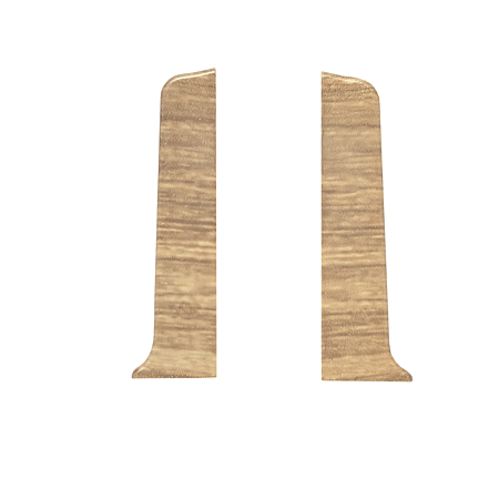 Set terminatie plinta parchet stanga/dreapta Korner Siena 80, stejar Antic 815, PVC, 2 bucati/set