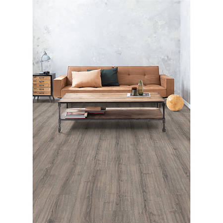 Parchet laminat 10 mm Egger NatureSense Aqua Stejar Sherman gri EL2403, nuanta medie, clasa de trafic 32, Aqua CLIC it! , 1292 x 193 mm