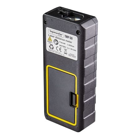 Telemetru laser Topmaster, 50 m, 30 masuratori, butoane cu efecte sonore 