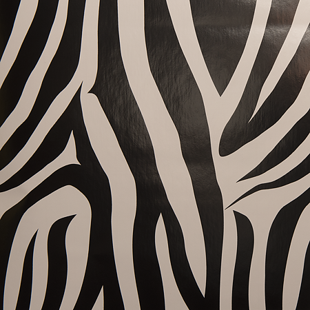 Folie autocolanta imprimeu 15-6495, model zebra alb-negru, 0.45 x 15 m