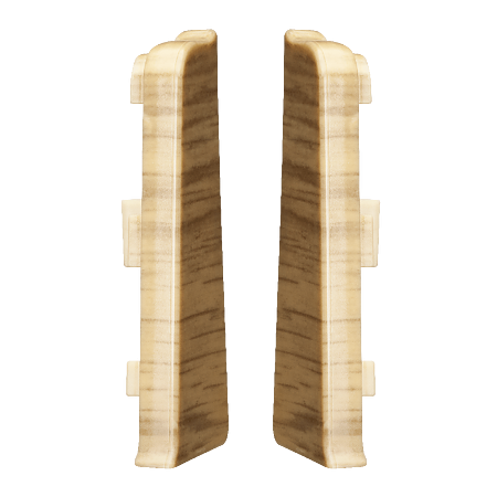 Set terminatie plinta parchet stanga/dreapta Arbiton Indo, stejar Windston 05, PVC, 70 x 26 mm, 2 bucati/set