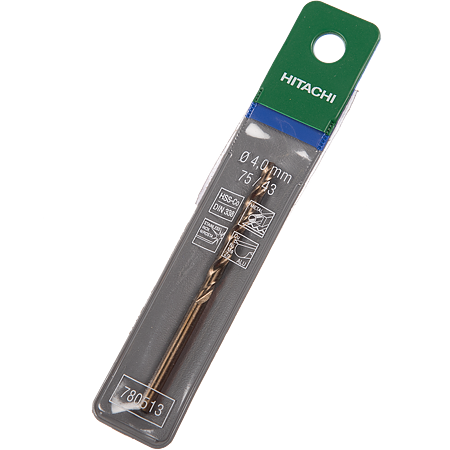 Burghiu Hikoki HSS-Co, mandrina standard, pentru metal, 4 mm