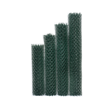 Plasa de gard impletita, zincata, verde, grosime fir 2.8 mm, 1.5 x 10 m