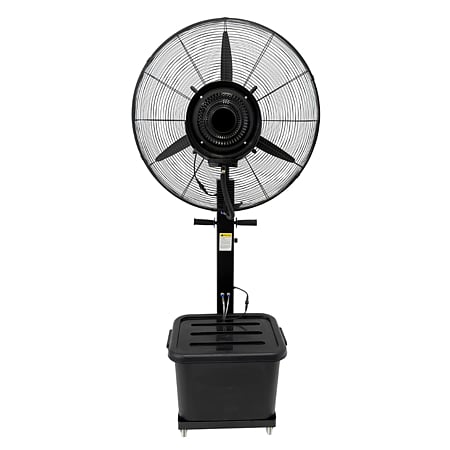 Ventilator de terasa cu pulverizare apa Vortex VO4260, 30 W, rezervor apa 40 l, 3 trepte, negru, 52 x 81 x 180 cm