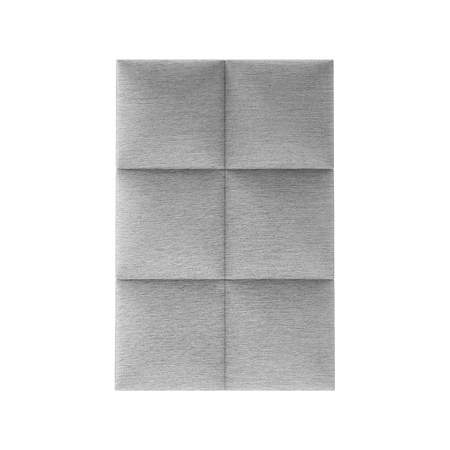 Panou decorativ tapitat, Simple KA16, gri, patrat, 300 x 300 x 37 mm