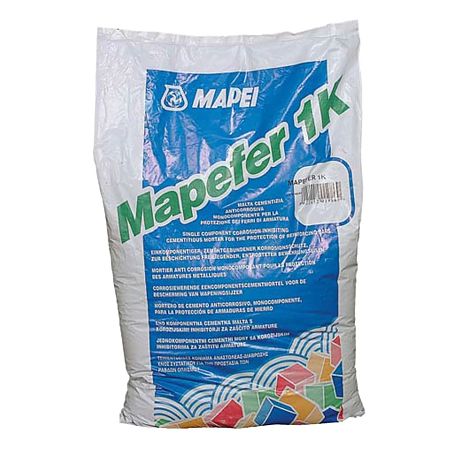 Mortar monocomponent pe baza de ciment Mapei Mapefer 1K, anticoroziv, protectie armatura, albastru, 5 kg