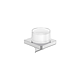 Dispenser de sapun Roca, metal, alb argintiu, 120 x 110 x 113 mm