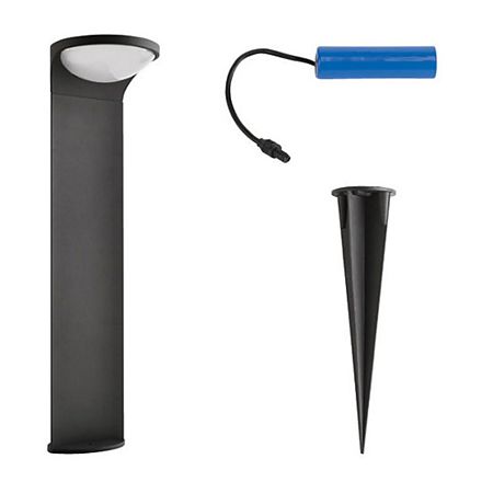 Stalp de iluminat exterior Philips, myGarden Dusk, solar, 1 x LED, IP44, 1W