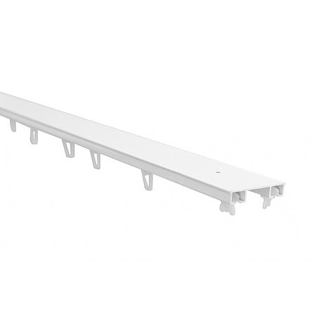Sina perdea sau draperie pentru tavan, aluminiu, alb, 150 cm