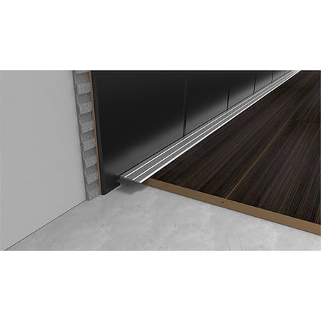 Profil pentru treapta SET S46, din aluminiu, pin, autoadeziv, 25/10 mm, 1 m