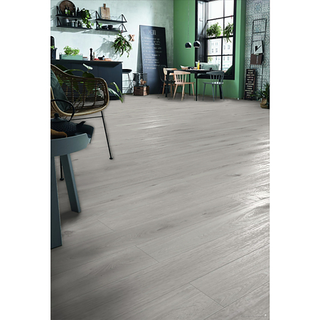 Parchet laminat 10 mm Kronotex Amazone Prestige Oak White D3239, nuanta deschis, stejar alb, clasa de trafic 33, click Aqua Pearl, 1380 x 157 mm