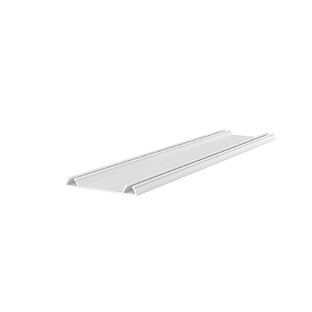 Profil dublu de rulare inferior SDS9620, alb mat, 4 m, aluminiu