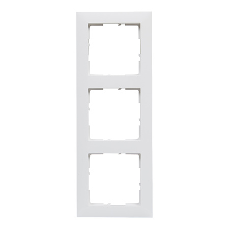 Rama de aparataj Legrand New Suno, 3 module, PVC, alb