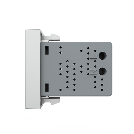 Modul priza USB Tip A Livolo VL-FCUS-1IP, policarbonat, argintiu