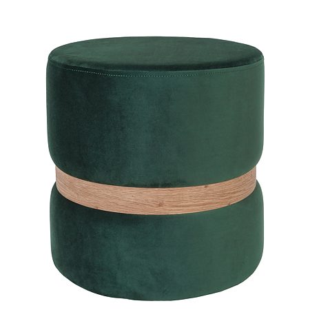 Taburet Ring, inel stejar, stofa verde H56, rotund, 38 x 38 x 40 cm Taburet Ring, inel stejar, stofa verde H56, rotund, 38 x 38 x 40 cm