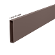 Panou gard metalic orizontal Caretta x120, otel, maro RAL 8017, 1500 x 2000 mm