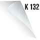 Rulou textil opac, Clemfix Termo-K132, 58 x 160 cm, alb
