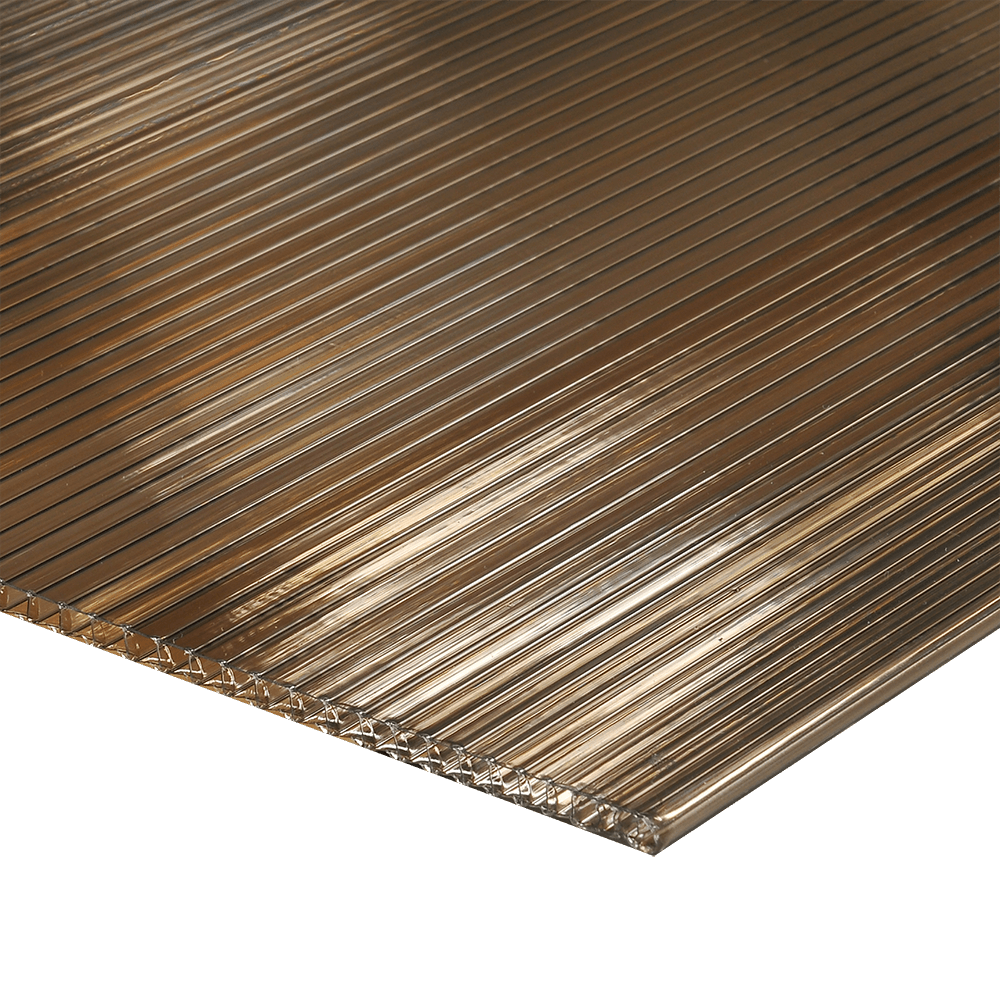 Policarbonat celular 2W bronze, 6000 x 2100 x 6 mm