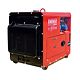 Generator portabil carcasat pe roti Energo Primax GN5000dE, diesel, 5 KW, rezervor 15 l