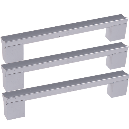 Maner AA627 128 mm, aluminiu mat