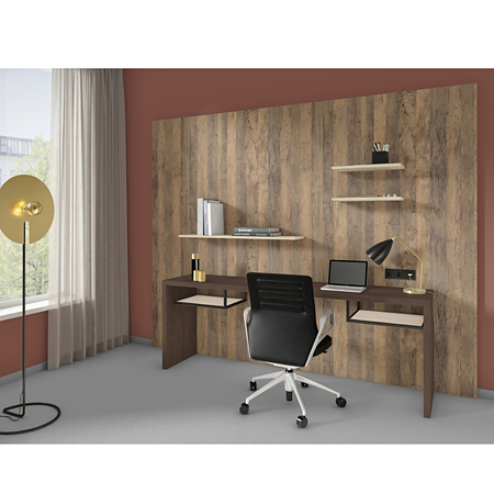 Blat de lucru compact laminat Egger H1330 ST10 Stejar Santa Fe Vintage, miez negru, texturanaturala de lemn, aspru, 4100 x 650 x 12 mm