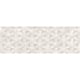 Faianta decorativa baie Orleans Bianco, rectificata, glazurata, crem, lucios, decor cu model, 30 x 90 cm