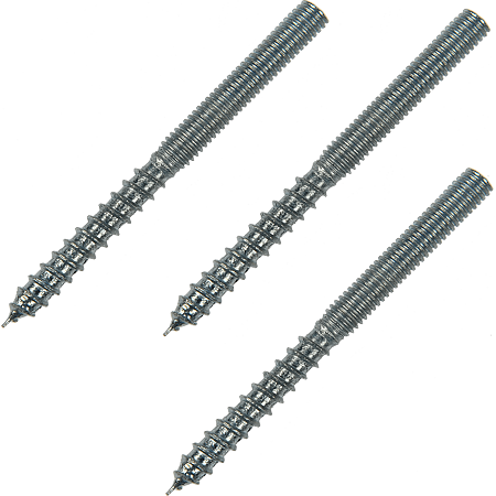 Prezon pentru lemn si metal, otel zincat, M6 x 50 mm, L30/M20