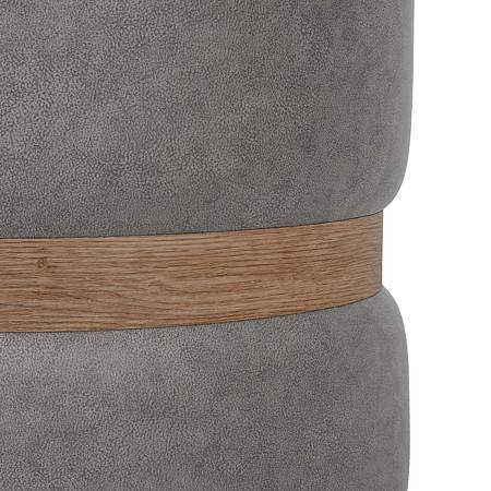 Taburet Ring, inel stejar, stofa gri deschis M609, rotund, 38 x 38 x 40 cm Taburet Ring, inel stejar, stofa gri deschis M609, rotund, 38 x 38 x 40 cm