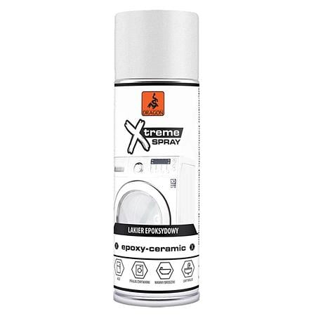 Vopsea spray epoxilic Dradon X-treme, alb, lucios, interior/exterior, 400 ml