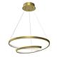 Lustra LED Lucero, 48 W, metal/plastic, auriu Lustra LED Lucero, 48 W, metal/plastic, auriu