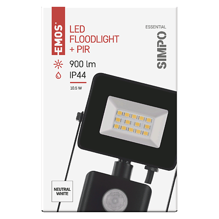 Reflector LED Emos Simpo 10.5 W, 900 lm, lumina alb-neutra Reflector LED Emos Simpo 10.5 W, 900 lm, lumina alb-neutra