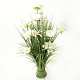 Aranjament decorativ flori artificiale, albe, 70 cm