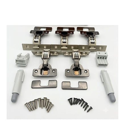 Kit amortizoare Smove + 5 balamale de interior Exedra Gravity, titan