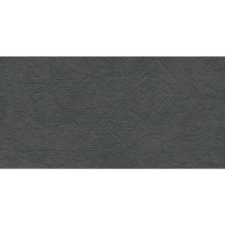 Gresie interior/exterior portelanata Cesarom, PEI 3, antracit, mata, aspect de piatra, dreptunghiulara, grosime 9 mm, 60 x 30 cm