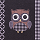 Stergator Owl 50 negru 40 x 60 cm