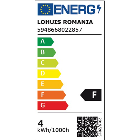 Bec Led Hepol, forma sferica, E27 - 4W, lumina calda