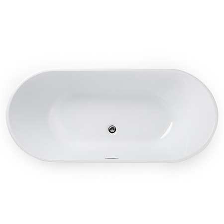 Cada freestanding Fibrex Malmo, acril, alb, 150 x 70 x 60 cm Cada freestanding Fibrex Malmo, acril, alb, 150 x 70 x 60 cm