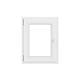 Fereastra PVC, 4 camere, deschidere simpla, stanga, alb, 60 x 80 cm 
